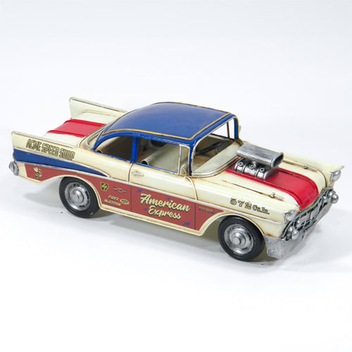 RACING CHEVY HOTROD WITH BLOWER