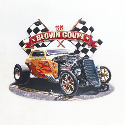 BLOWN COUPE METAL ART SIGNS