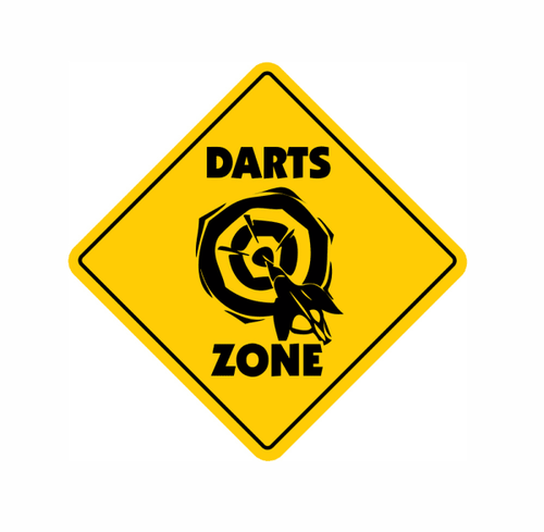 DARTS ZONE WALL ART