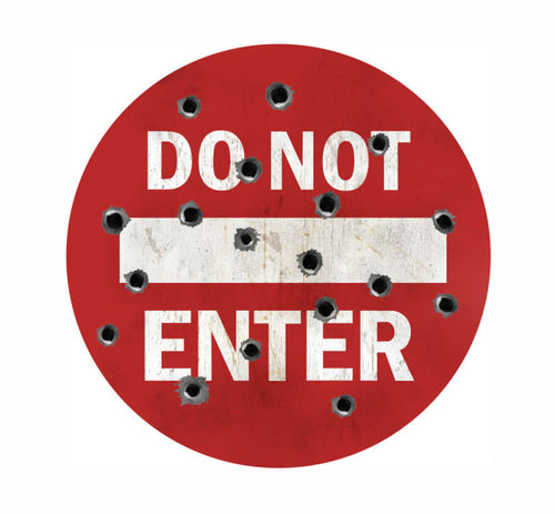 DO NOT ENTER WALL ART