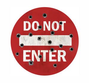 DO NOT ENTER WALL ART