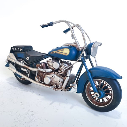 BLUE MOTORCYCLE