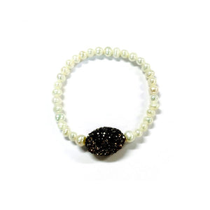 PEARL & DIAMANTE  BRACELET