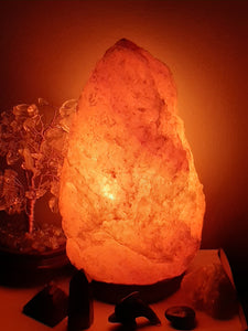 MEDIUM HIMALAYAN SALT LAMP 3-4kg-New 12v cable