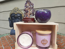 Load image into Gallery viewer, WILDBERRY MOUSSE MIRRORED DEEP PURPLE SOY COCONUT CANDLES( Large)