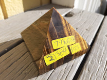 Load image into Gallery viewer, XL TIGERS EYE CRYSTAL PYRAMIDS-6 sizes