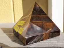 Load image into Gallery viewer, XL TIGERS EYE CRYSTAL PYRAMIDS-6 sizes