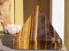 Load image into Gallery viewer, XL TIGERS EYE CRYSTAL PYRAMIDS-6 sizes