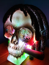 Load image into Gallery viewer, MARLEY RASTA  MAN COLOUR CHANGING LAMP-unique put together by me