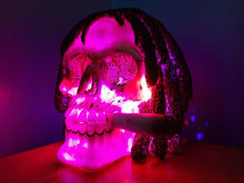 Load image into Gallery viewer, MARLEY RASTA  MAN COLOUR CHANGING LAMP-unique put together by me