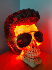 ELVIS IS IN THE BUILDING-lamp put together by me