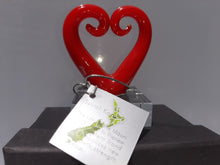 Load image into Gallery viewer, MINI RED  GLASS HEART FIGURINE