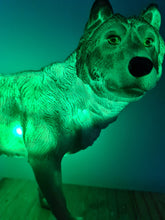 Load image into Gallery viewer, UNIQUE LARGE WOLF LAMP-made by me