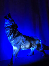 Load image into Gallery viewer, UNIQUE HOWLING WOLF LAMP-made by me