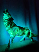 Load image into Gallery viewer, UNIQUE HOWLING WOLF LAMP-made by me