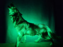 Load image into Gallery viewer, UNIQUE HOWLING WOLF LAMP-made by me