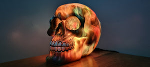 HIPPY DESIGNS SKULL LAMP - made by me-2 colours