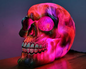 HIPPY DESIGNS SKULL LAMP - made by me-2 colours