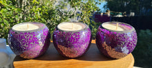 Load image into Gallery viewer, MIRRORED DEEP PURPLE SOY COCONUT CANDLES( Large)