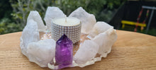 Load image into Gallery viewer, HANDMADE CRYSTAL TEA LIGHT CANDLE HOLDERS-made by me.