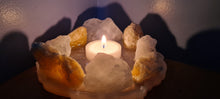 Load image into Gallery viewer, HANDMADE CRYSTAL TEA LIGHT CANDLE HOLDERS-made by me.