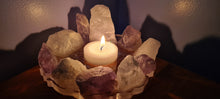 Load image into Gallery viewer, HANDMADE CRYSTAL TEA LIGHT CANDLE HOLDERS-made by me.