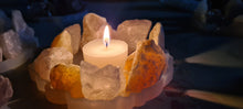 Load image into Gallery viewer, HANDMADE CRYSTAL TEA LIGHT CANDLE HOLDERS-made by me.