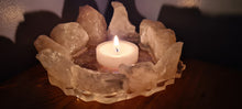 Load image into Gallery viewer, HANDMADE CRYSTAL TEA LIGHT CANDLE HOLDERS-made by me.