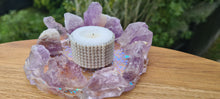 Load image into Gallery viewer, HANDMADE CRYSTAL TEA LIGHT CANDLE HOLDERS-made by me.