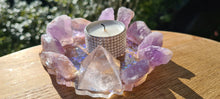 Load image into Gallery viewer, HANDMADE CRYSTAL TEA LIGHT CANDLE HOLDERS-made by me.