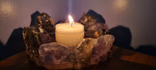 Load image into Gallery viewer, HANDMADE CRYSTAL TEA LIGHT CANDLE HOLDERS-made by me.