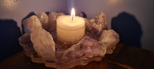 Load image into Gallery viewer, HANDMADE CRYSTAL TEA LIGHT CANDLE HOLDERS-made by me.