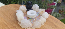 Load image into Gallery viewer, HANDMADE CRYSTAL TEA LIGHT CANDLE HOLDERS-made by me.