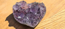 Load image into Gallery viewer, DRUZY AMETHYST CRYSTAL HEARTS 4-5CM