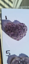 Load image into Gallery viewer, DRUZY AMETHYST CRYSTAL HEARTS 4-5CM