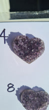 Load image into Gallery viewer, DRUZY AMETHYST CRYSTAL HEARTS 4-5CM