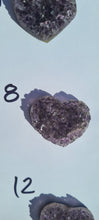 Load image into Gallery viewer, DRUZY AMETHYST CRYSTAL HEARTS 4-5CM