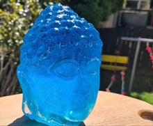 Load image into Gallery viewer, BLUE BUDDHA RESIN LAMP-HANDMADE BY ME
