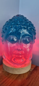 BLUE BUDDHA RESIN LAMP-HANDMADE BY ME