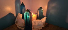 Load image into Gallery viewer, HANDMADE CRYSTAL TEA LIGHT CANDLE HOLDERS-made by me.