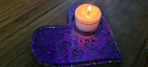 HANDMADE T LIGHT HOLDERS-made by me-loads of colours