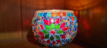 Load image into Gallery viewer, MOSAIC CANDLE HOLDERS 8 colour choices