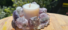 Load image into Gallery viewer, HANDMADE CRYSTAL TEA LIGHT CANDLE HOLDERS-made by me.