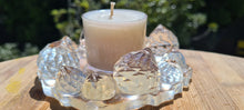 Load image into Gallery viewer, HANDMADE CRYSTAL TEA LIGHT CANDLE HOLDERS-made by me.