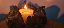 Load image into Gallery viewer, HANDMADE CRYSTAL TEA LIGHT CANDLE HOLDERS-made by me.