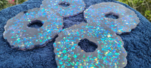Load image into Gallery viewer, GEODE BLACK OPAL COASTER SET of 4