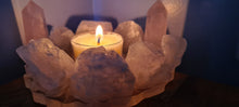 Load image into Gallery viewer, HANDMADE CRYSTAL TEA LIGHT CANDLE HOLDERS-made by me.