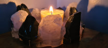 Load image into Gallery viewer, HANDMADE CRYSTAL TEA LIGHT CANDLE HOLDERS-made by me.