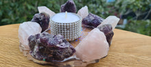 Load image into Gallery viewer, HANDMADE CRYSTAL TEA LIGHT CANDLE HOLDERS-made by me.