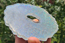 Load image into Gallery viewer, SHIMMERING LASER GEODE COASTER SET